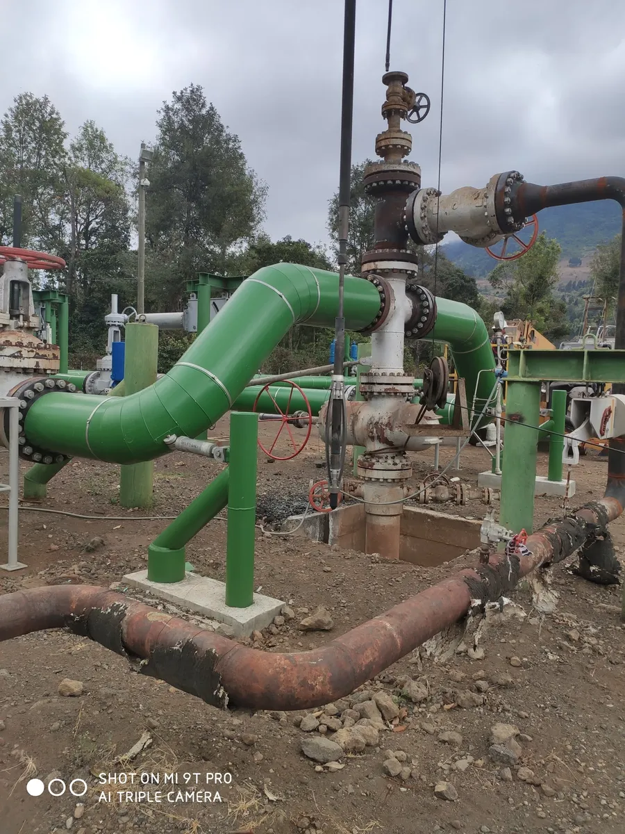 Steamfield gathering pipework